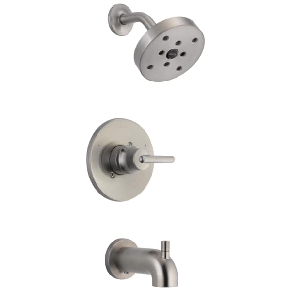 Delta Trinsic Monitor 14 Series H2Okinetic Tub & Shower Trim Stainless T14459-SS - main